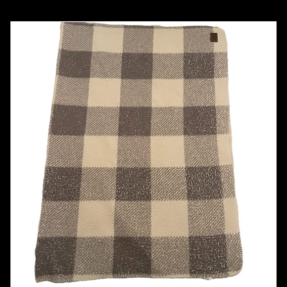 Pendleton Taupe and Ivory Throw - Picture 1 of 4